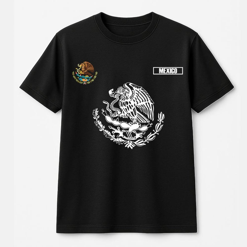 Mexico Eagle T-Shirt | Aztec Heritage Graphic | Premium 100% Cotton | Cultural Pride Gift for Men and Women